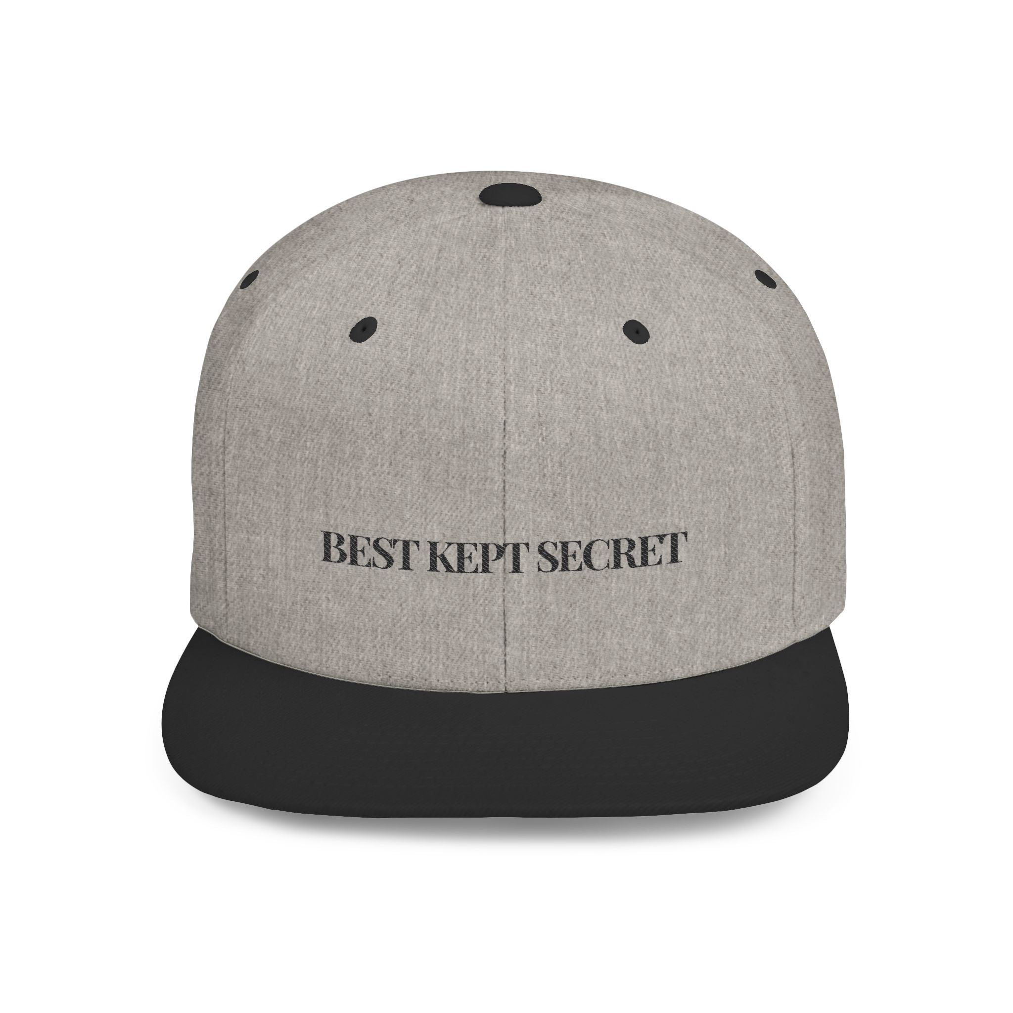 Embroidered Snackback Cap-"Best Kept Secret"- Casual Hat, Outdoor Apparel, Summer Fashion, Gift for Him/Her, Festival Accessory