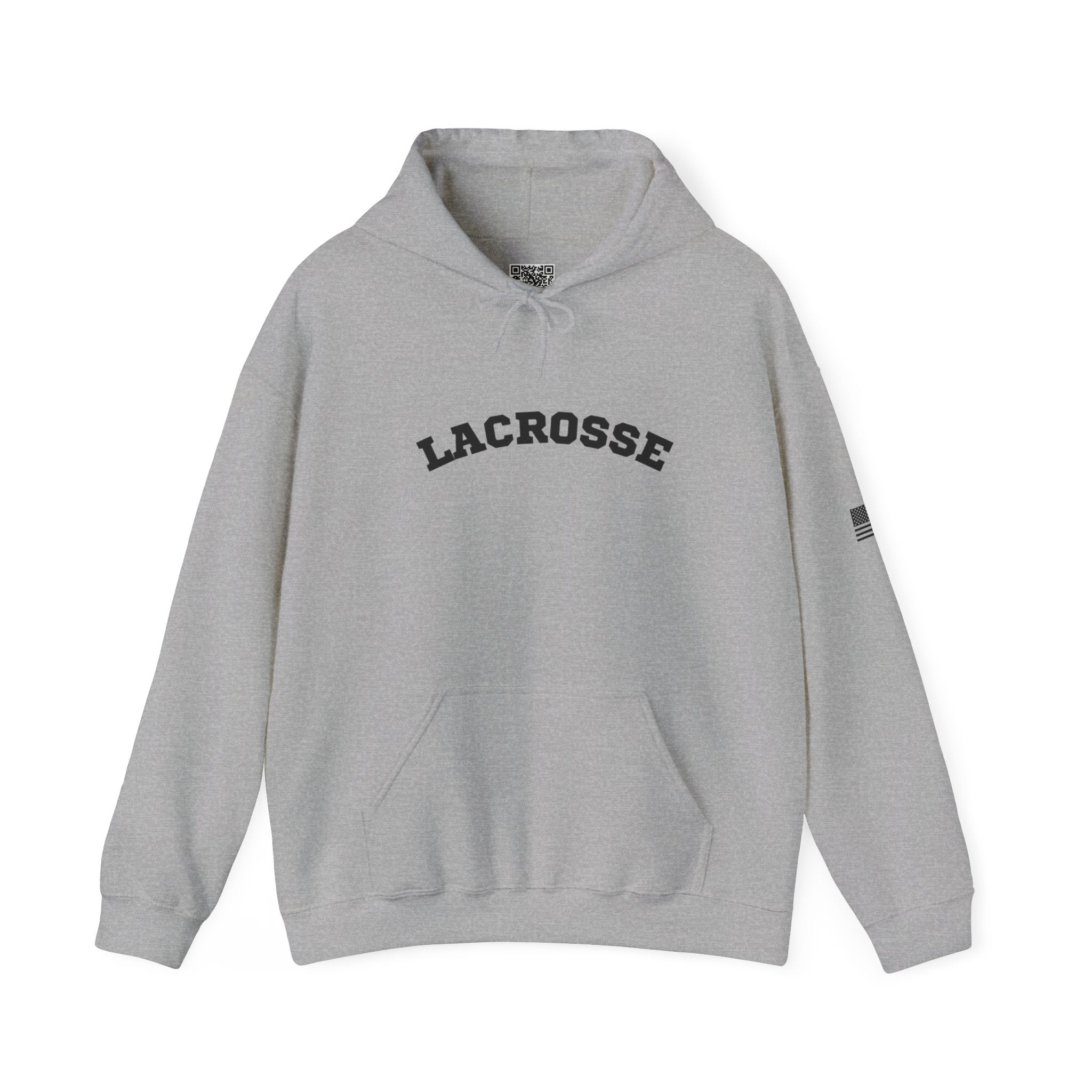 Adult Unisex Hoodie - "Lacrosse" -Choose Your Color- Cozy Sweatshirt for Fans or Parents, Unisex Sports Apparel, Perfect Gift for Game Day, Casual Wear for Athletes