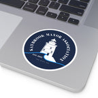Saybrook Manor Association Lighthouse Round Stickers