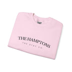 Adult- "The Hamptons" - Black Writing- Crewneck Sweatshirt