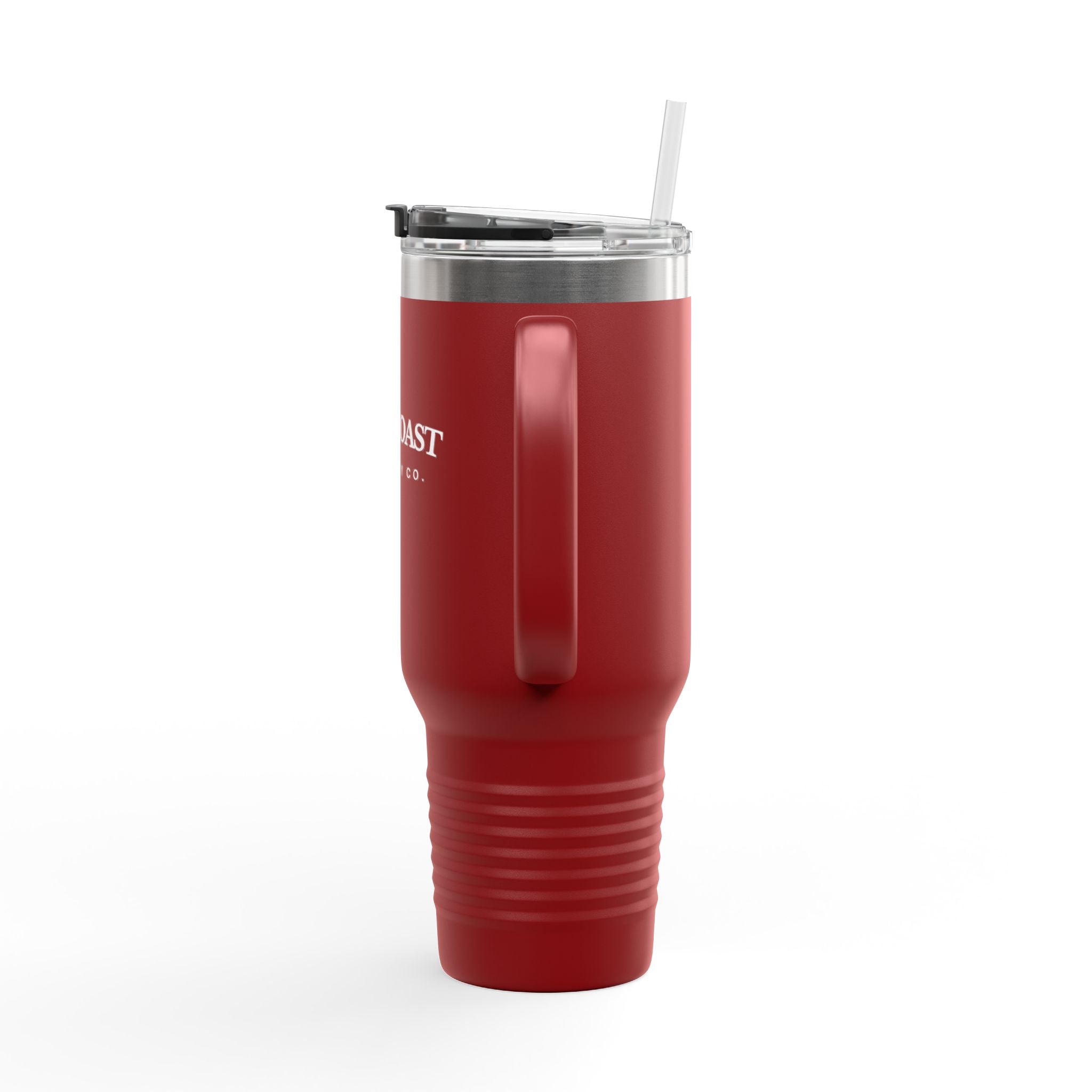Travel Mug -40oz Insulated Cup- "East Coast" In White Writing