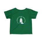 Infant (6M-24M)- Saybrook Manor Association Logo On Front  "MILK. NAP. SAYBROOK. REPEAT." (Back) in White Writing