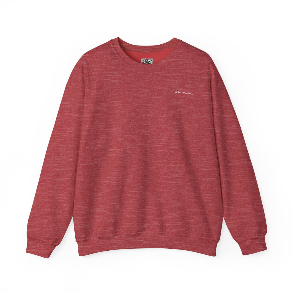 Adult- "Born for this"- (Front)  "In My Lake Era" (Back)- White Writing- Unisex Crewneck Sweatshirt