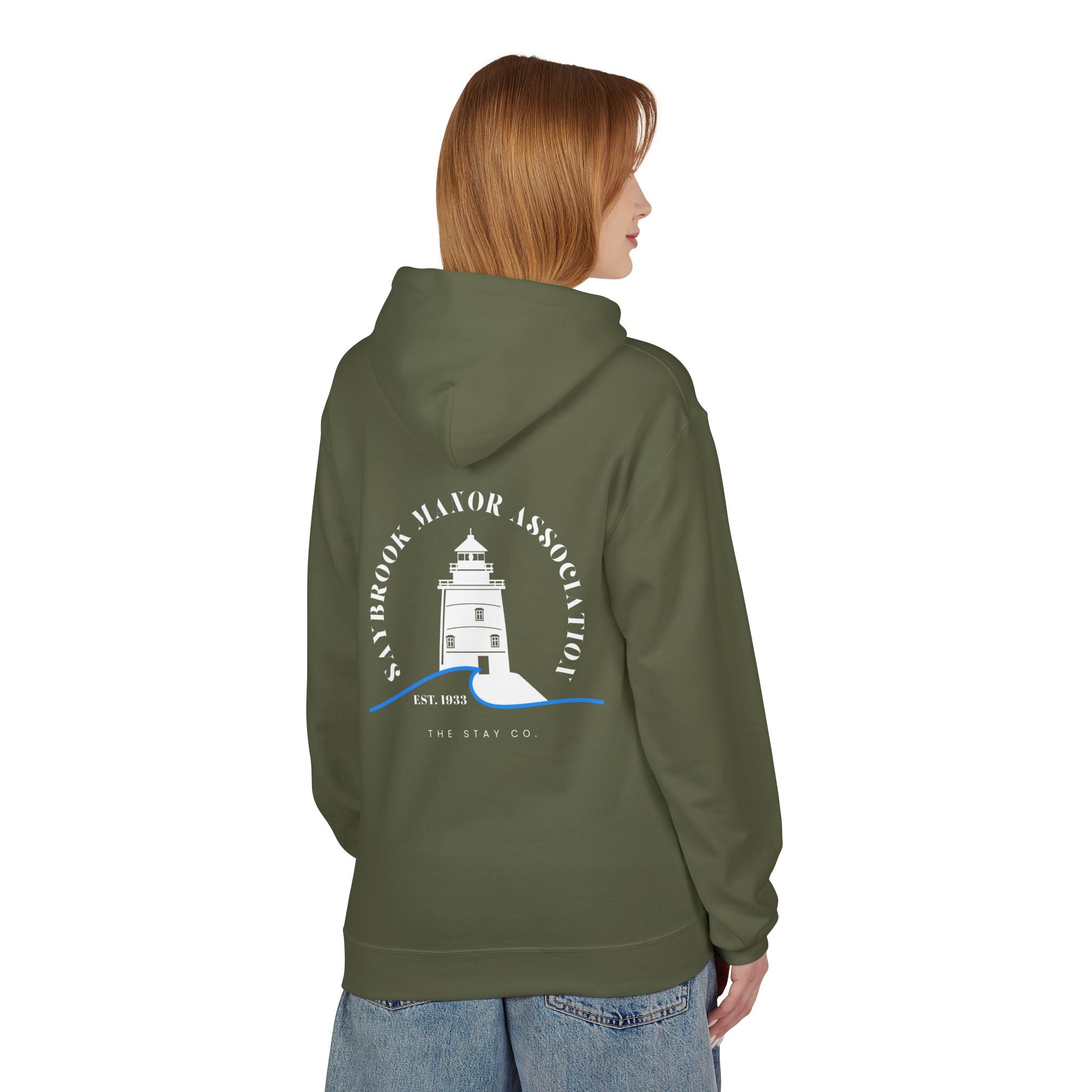 Saybrook Manor Association Hoodie (white)