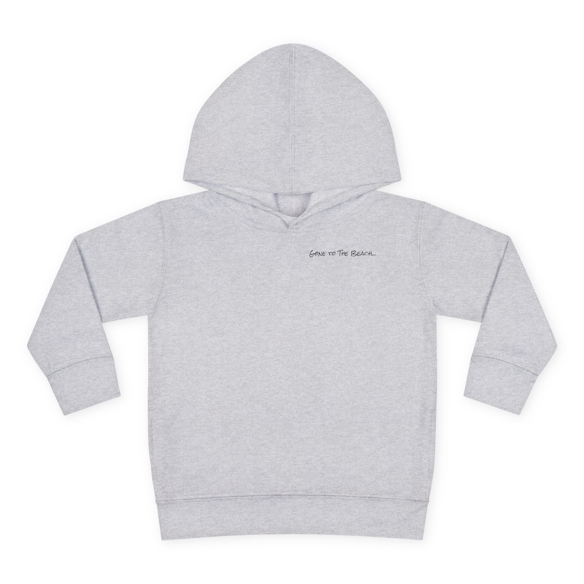 Toddler (2T-6T)- "Gone To The Beach" (Front) "Send Snax & Sunscreen, Old Saybrook, CT"- (Back)- Hoodie