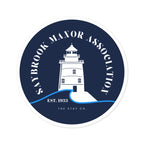 Saybrook Manor Association Lighthouse Round Stickers