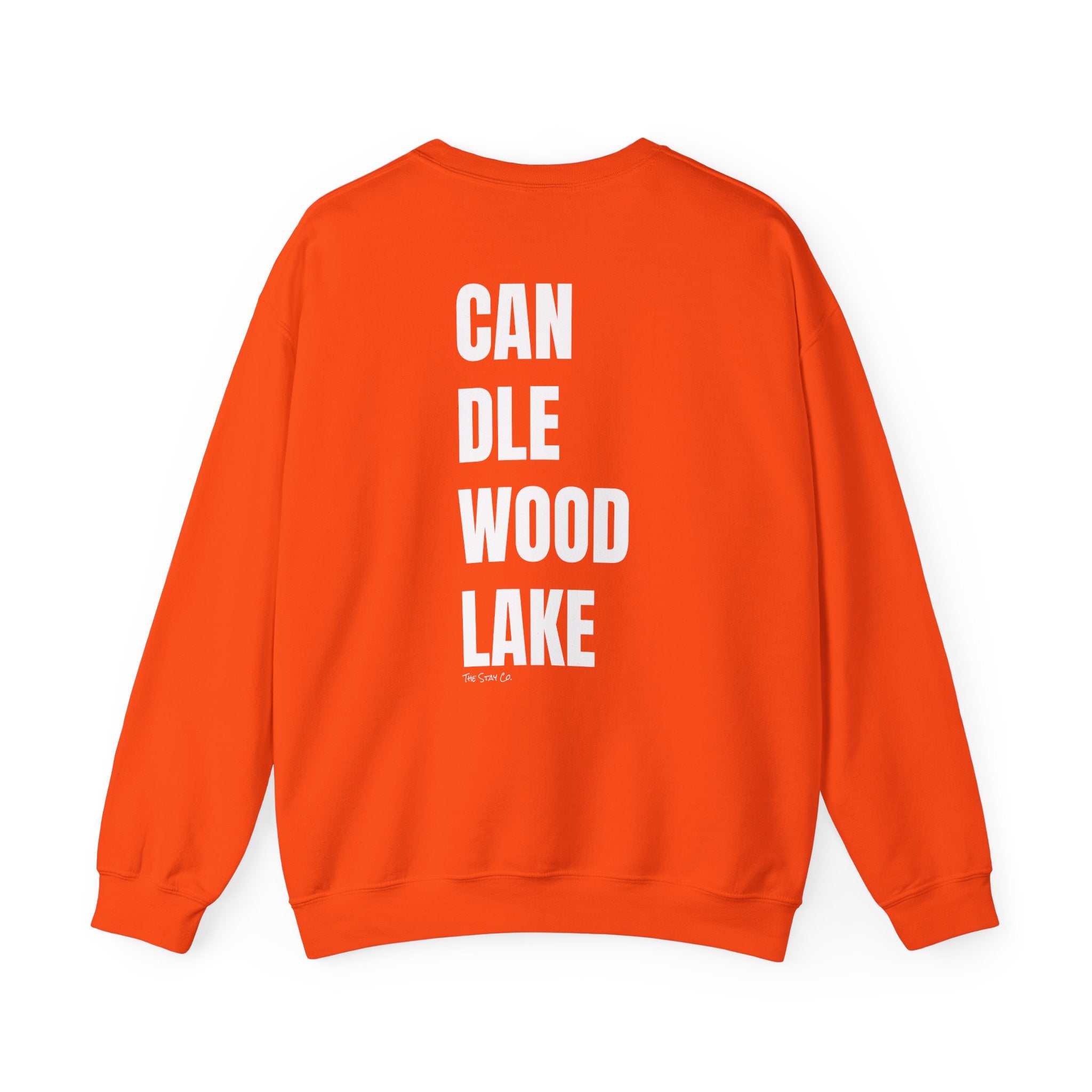 Catch Me at Candlewood Lake Crewneck (White Text)