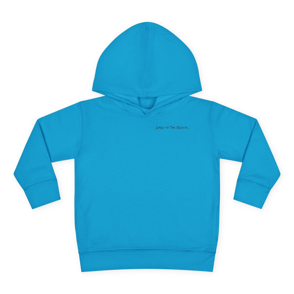 Toddler (2T-6T)- "Gone To The Beach" (Front) "Send Snax & Sunscreen, Old Saybrook, CT"- (Back)- Hoodie
