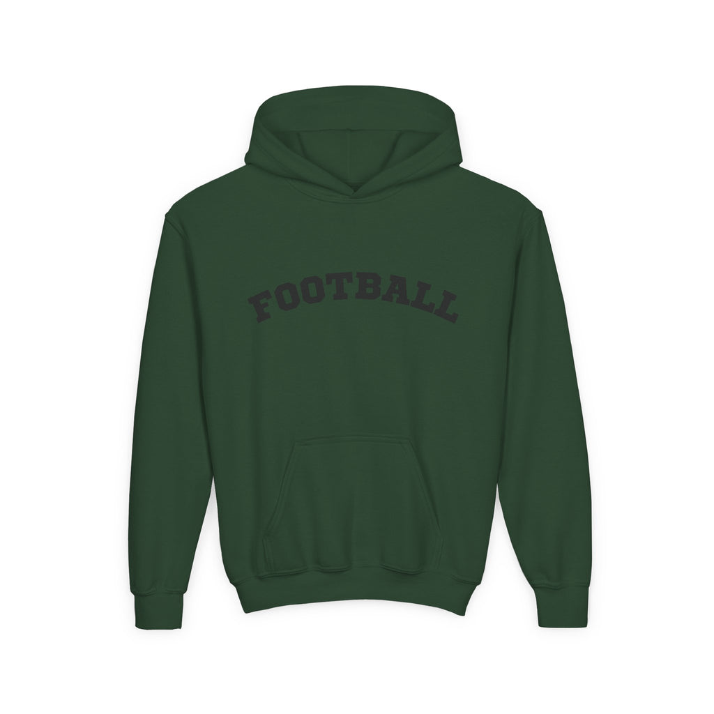 Youth Hoodie "Football"  -Sports Apparel, Gift for Young Athletes, Team Spirit, Cozy Sweatshirt, Game Day Ready