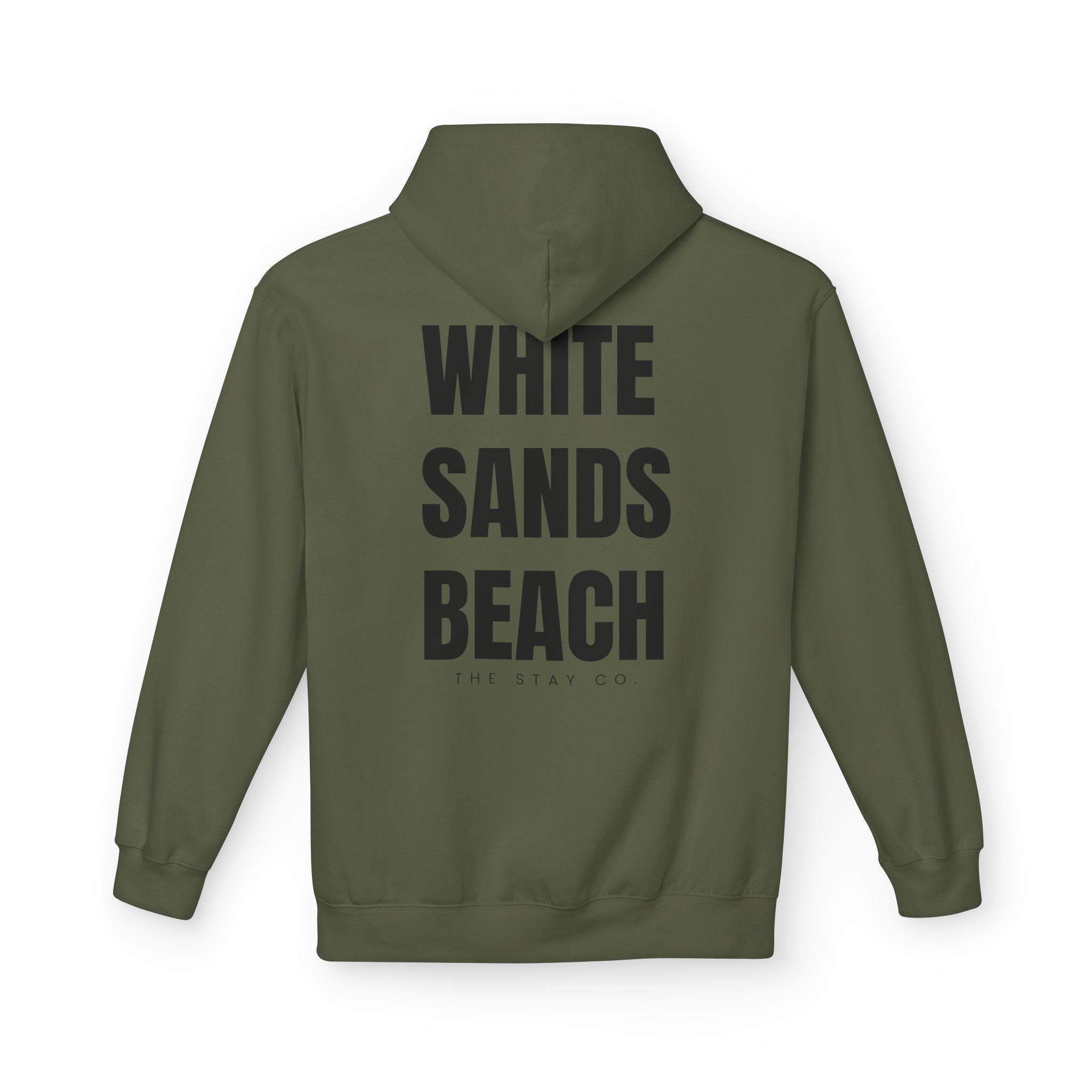 Adult- "Out Of Office" (Front) "White Sands Beach" (Back) - Hoodie