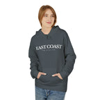 Adult-East Coast - White Writing Hoodie