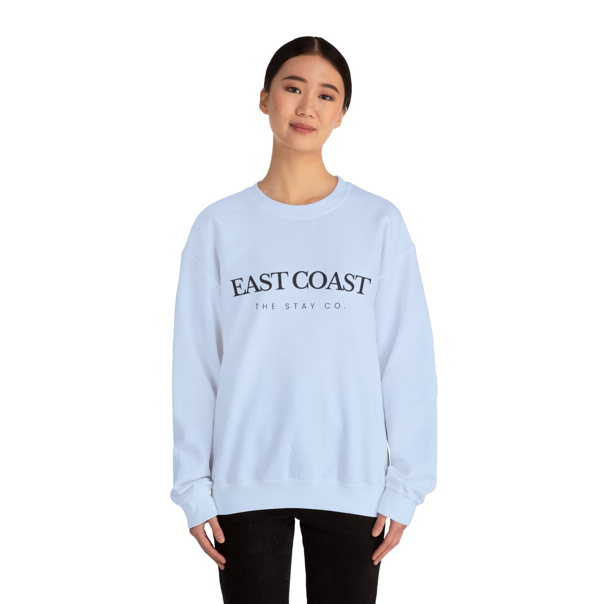 East Coast Crewneck (Black Text)