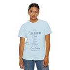 Matching "The Bach Club -Last Splash- Candlewood Lake" -T-Shirt in Blue Writing-Choose a Color-  Perfect for Bachelorette and Wedding Parties- Unisex Vacation Top, Sailor Humor Apparel