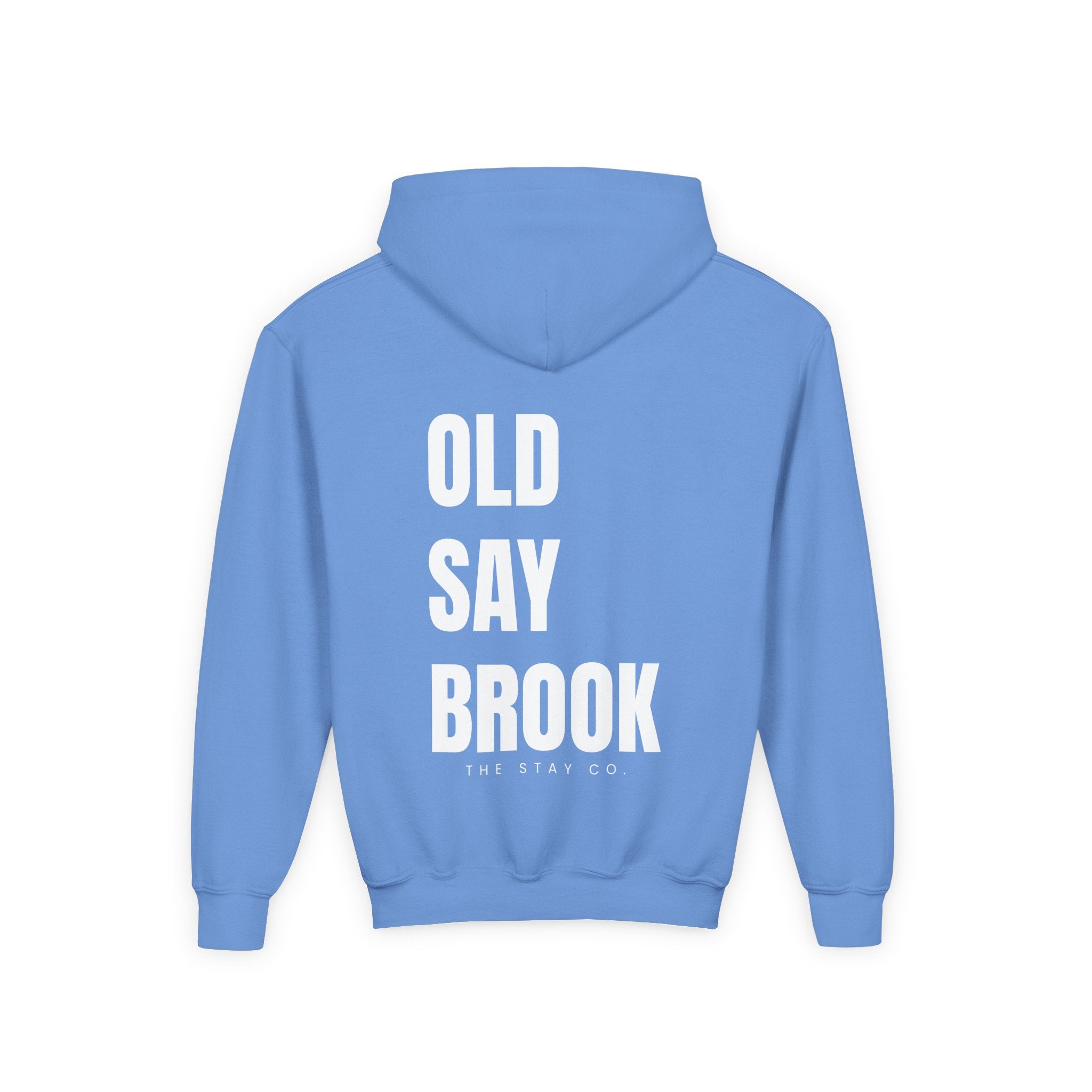 Youth Old Saybrook Hoodie with Logo On Front