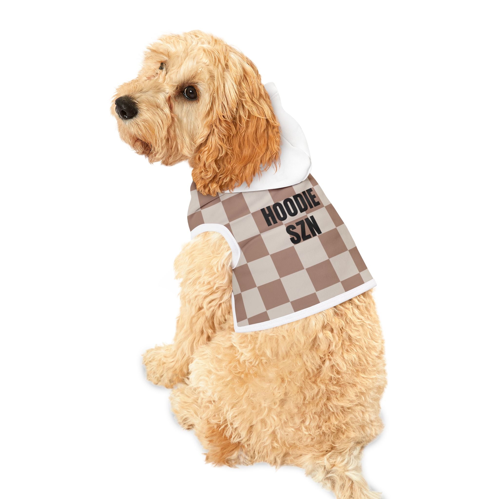 Dog Hoodie- "Hoodie SZN" Stylish Dog Apparel, Cute Pet Clothing, Fashionable Canine Hoodie, Dog Lover Gift, Pet Birthday Outfit