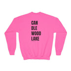 Youth-(XS-XL) "Catch Me At" (Front) "Candlewood Lake" (Back)- Unisex Crewneck Sweatshirt