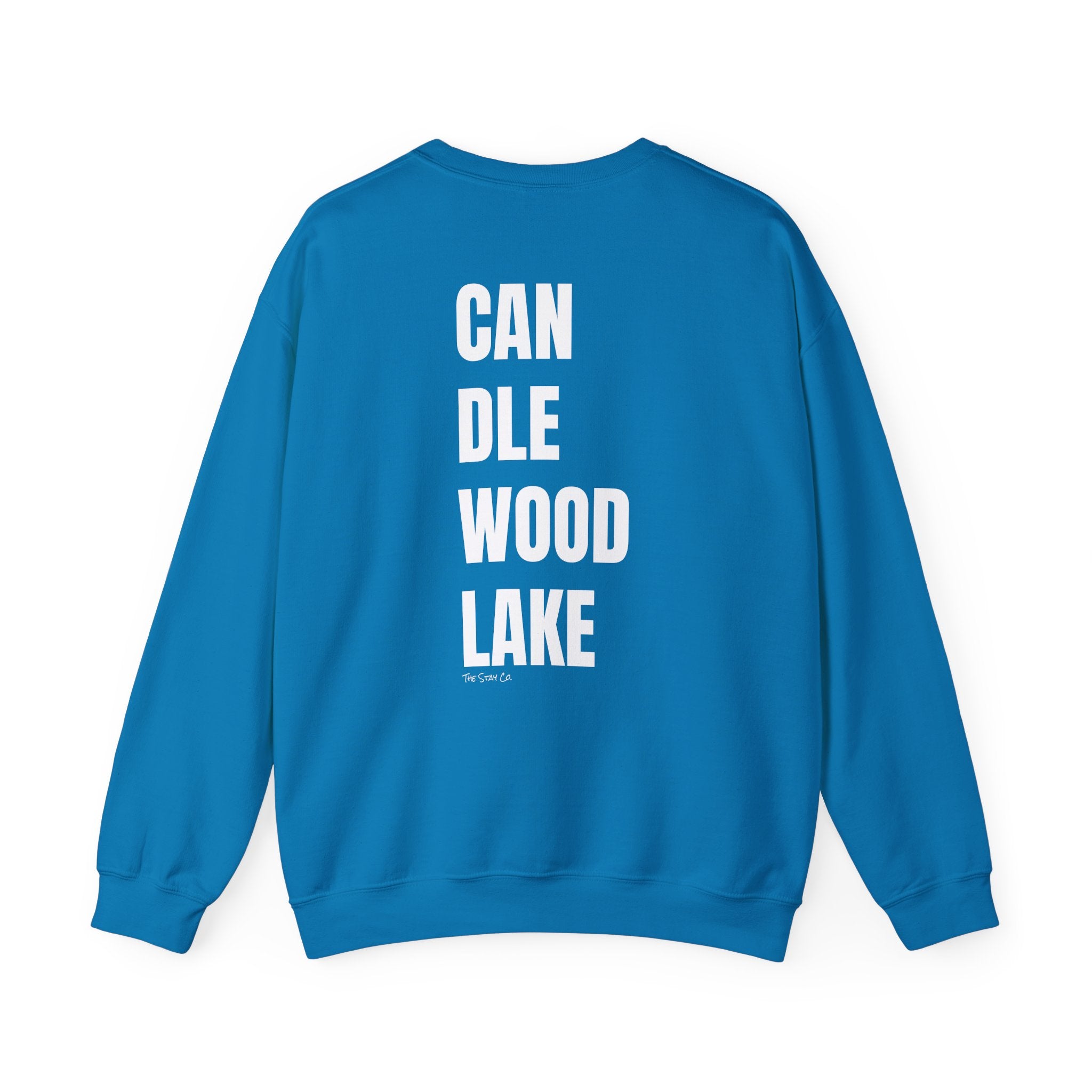 Catch Me at Candlewood Lake Crewneck (White Text)