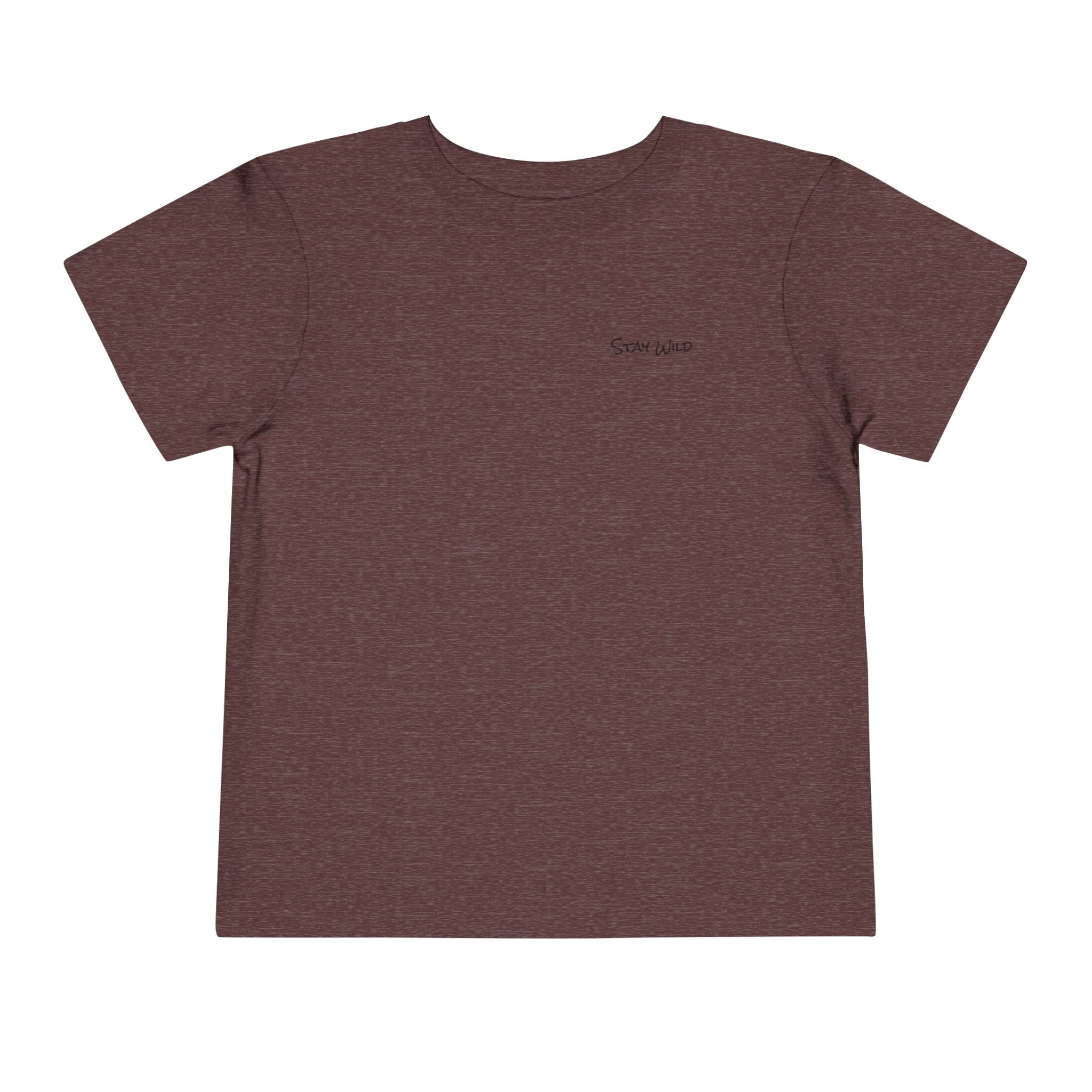 Toddler (2T-5T)- "Stay Wild" (Front) "Walk. Run. Wakeboard." (Back) -Short Sleeve Tee