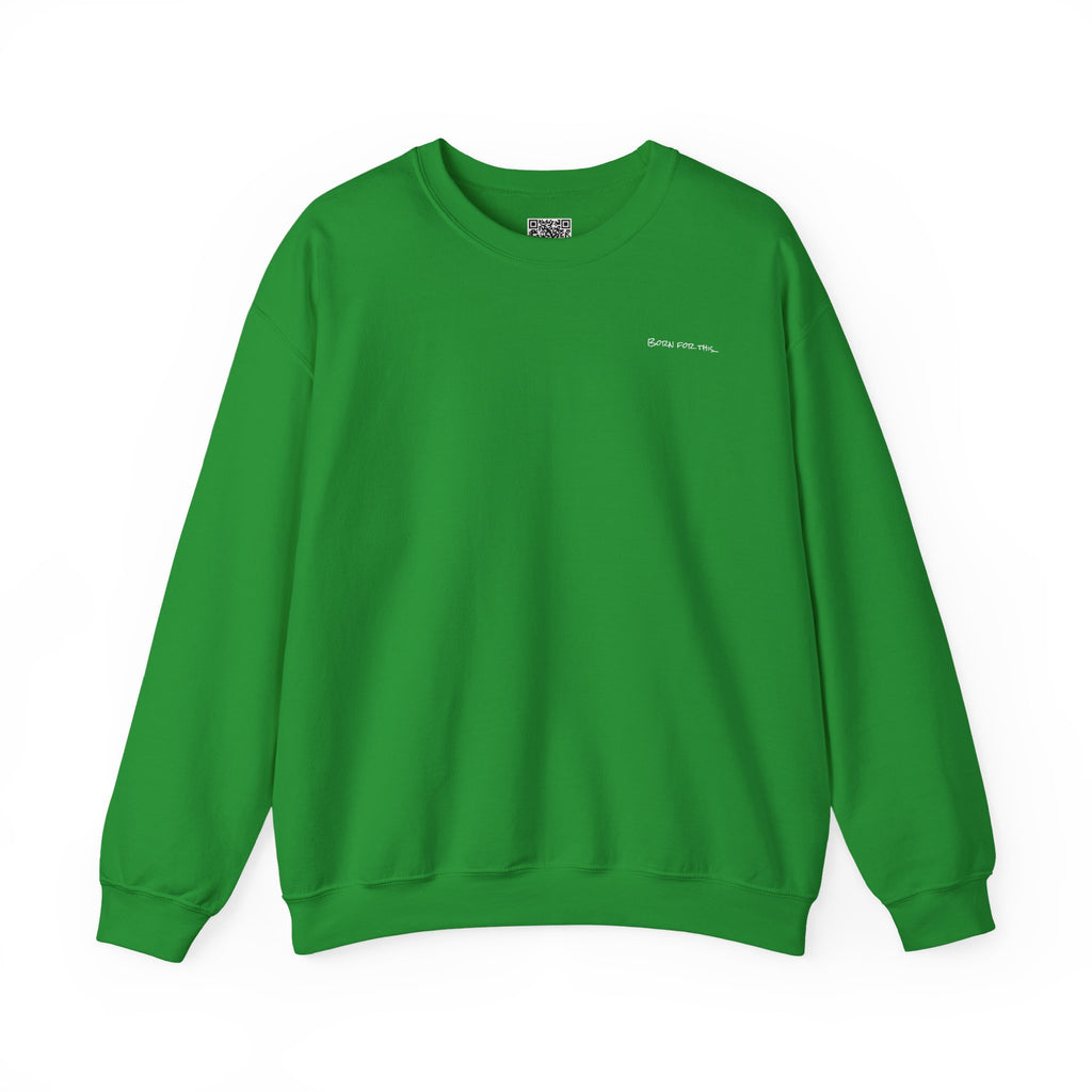 Adult- "Born for this"- (Front)  "In My Lake Era" (Back)- White Writing- Unisex Crewneck Sweatshirt