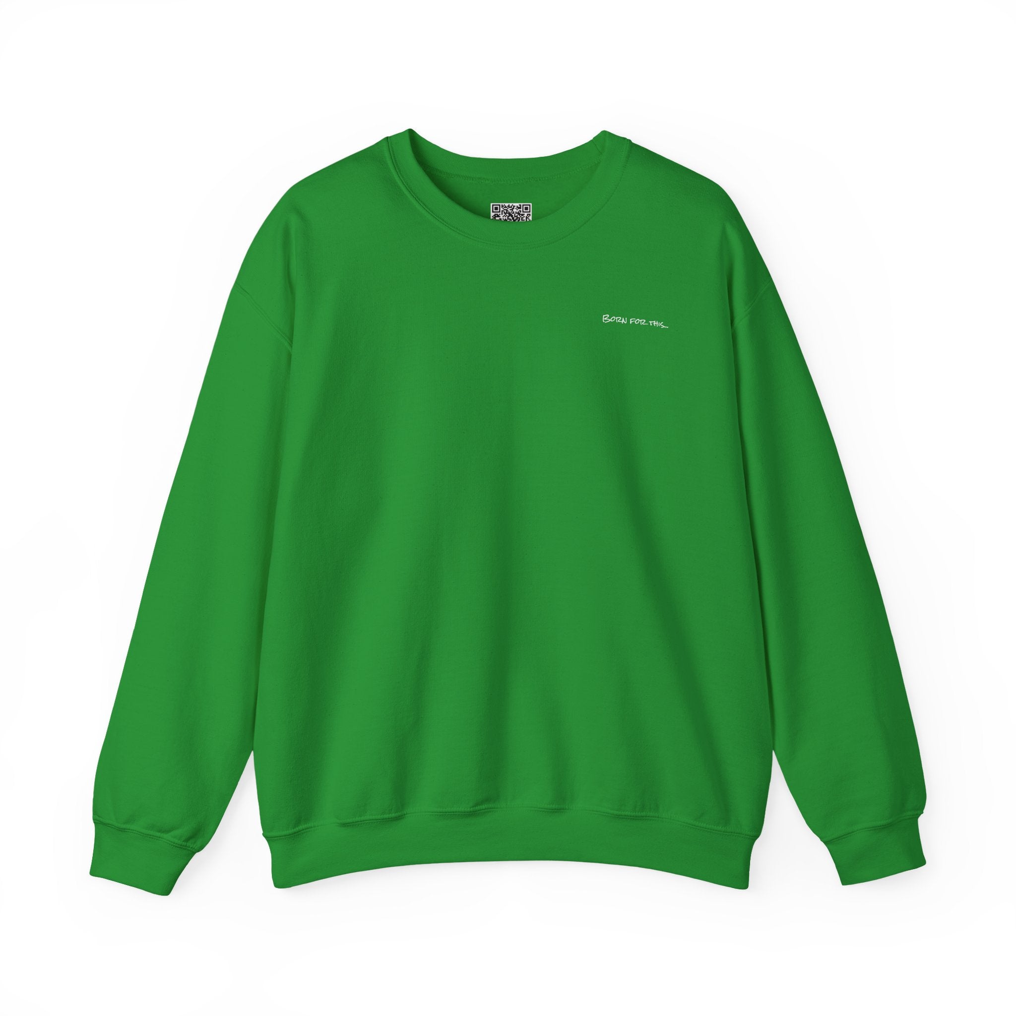 Adult- "Born for this"- (Front)  "In My Lake Era" (Back)- White Writing- Unisex Crewneck Sweatshirt
