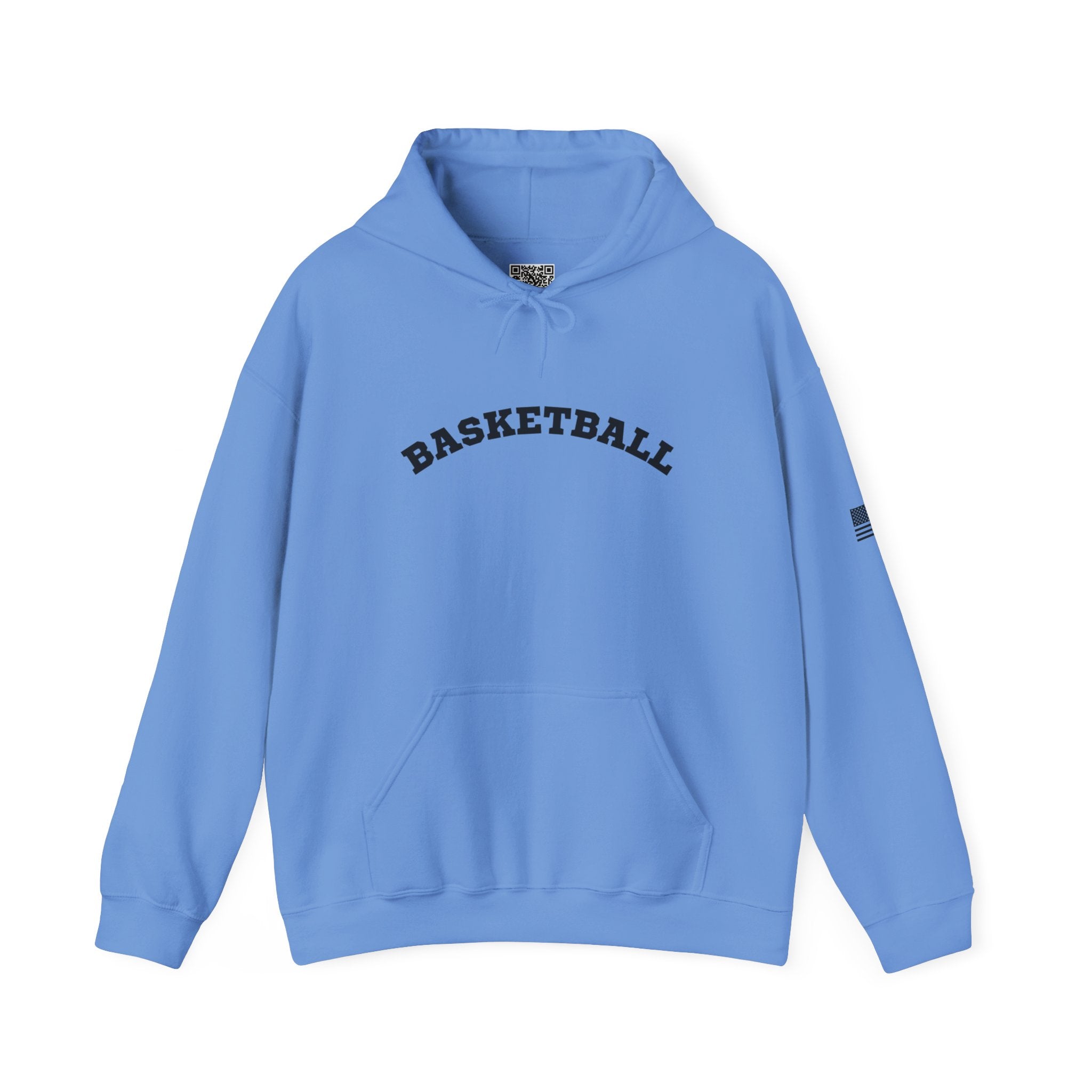 Adult Unisex Hoodie - "Basketball" -Choose Your Color- Cozy Sweatshirt for Fans or Parents, Unisex Sports Apparel, Perfect Gift for Game Day, Casual Wear for Athletes