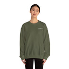 Adult- "Return To" (Front) - "Old Saybrook" (Back) -White Writing -Unisex Crewneck Sweatshirt