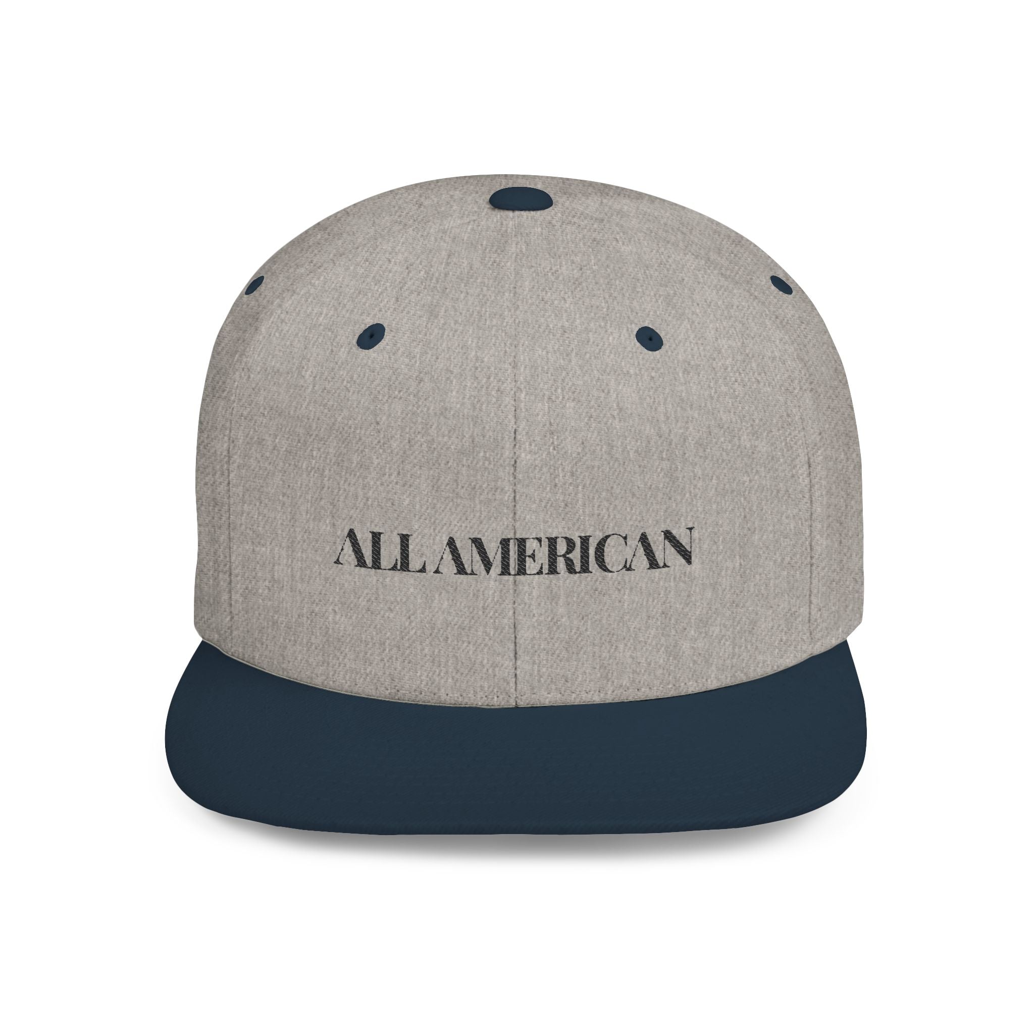 Embroidered Snapback- "All American" Snapback Cap, Casual Hat, Outdoor Apparel, Summer Fashion, Gift for Him/Her, Festival Accessory