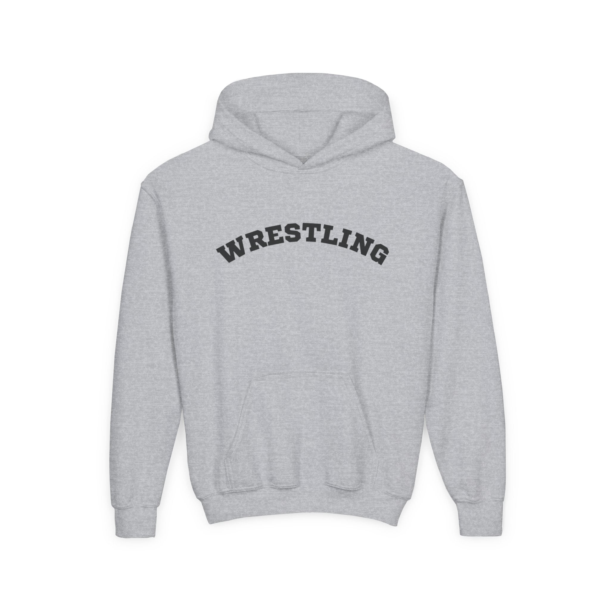 Youth Hoodie "Wrestling" - Choose Your Color- -Sports Apparel, Gift for Young Athletes, Team Spirit, Cozy Sweatshirt, Game Day Ready