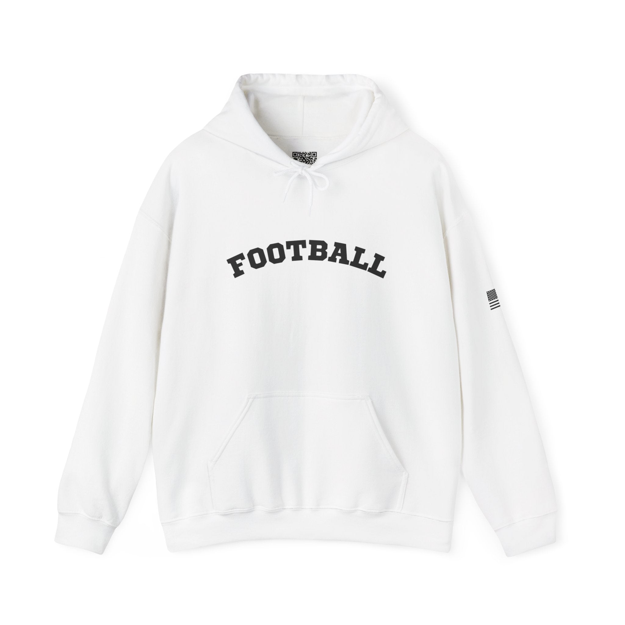 Adult Unisex Hoodie - "Football"  Cozy Sweatshirt for Fans or Parents, Unisex Sports Apparel, Perfect Gift for Game Day, Casual Wear for Athletes