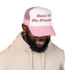 "Land of the Freebird"- Foam Trucker Hat, Embroidered Cap, BBQ Hat, Perfect Gift for Grilling Enthusiasts, Summer BBQ Accessory, Fun Party Hat