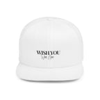 Embroidered Snackback Cap-"Wish You Were Here"- Casual Hat, Outdoor Apparel, Summer Fashion, Gift for Him/Her, Festival Accessory