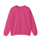 Adult- "Catch me" (Front) - "At The Dock" (Back) -White Writing -Unisex Crewneck Sweatshirt
