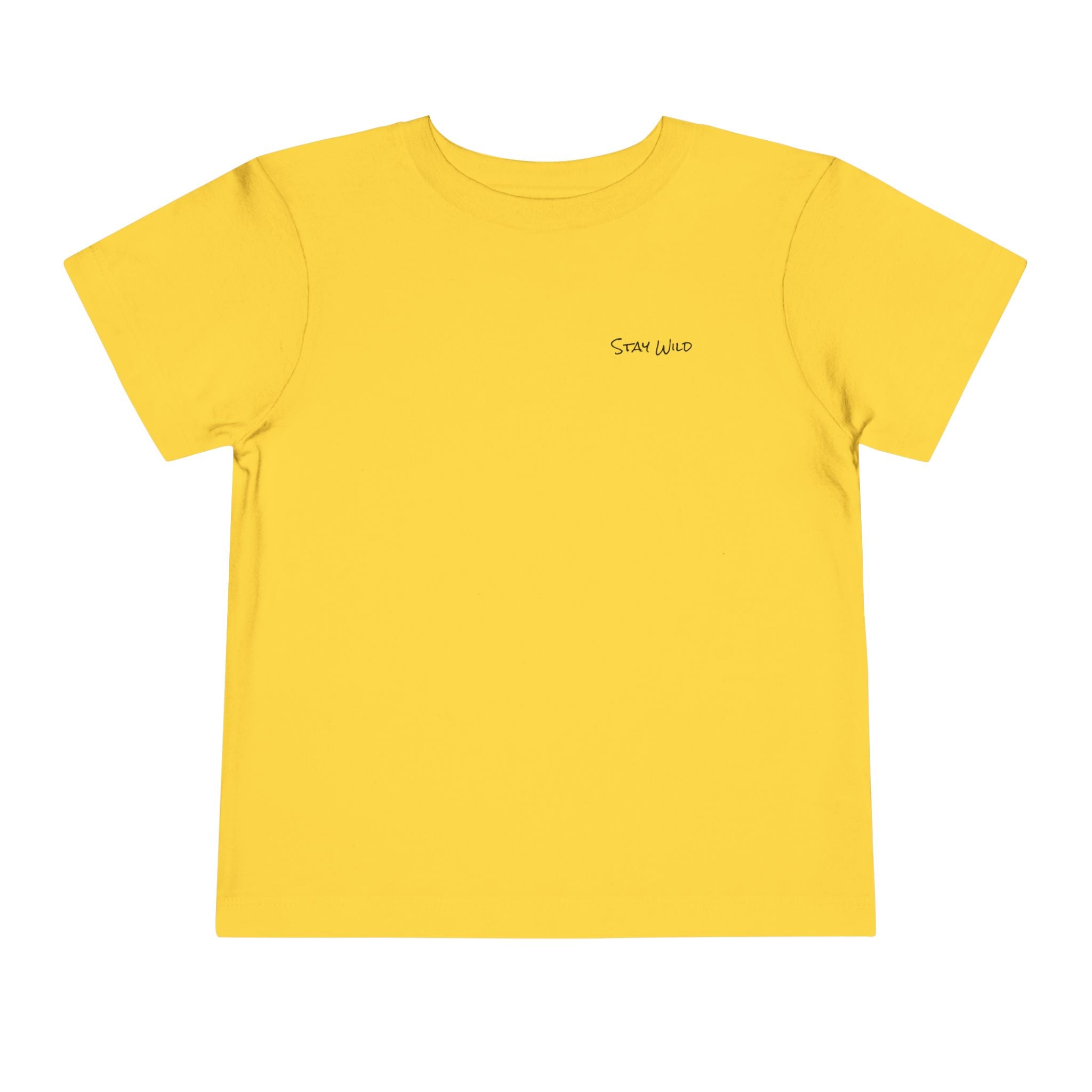 Toddler (2T-5T)- "Stay Wild" (Front) "Walk. Run. Wakeboard." (Back) -Short Sleeve Tee