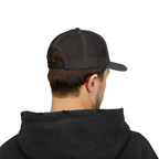 "White Sands Beach" - Snapback Trucker Cap - Perfect for Summer, Vacation, or Outdoor Events, Casual Style, Unisex Accessories, Gift Idea