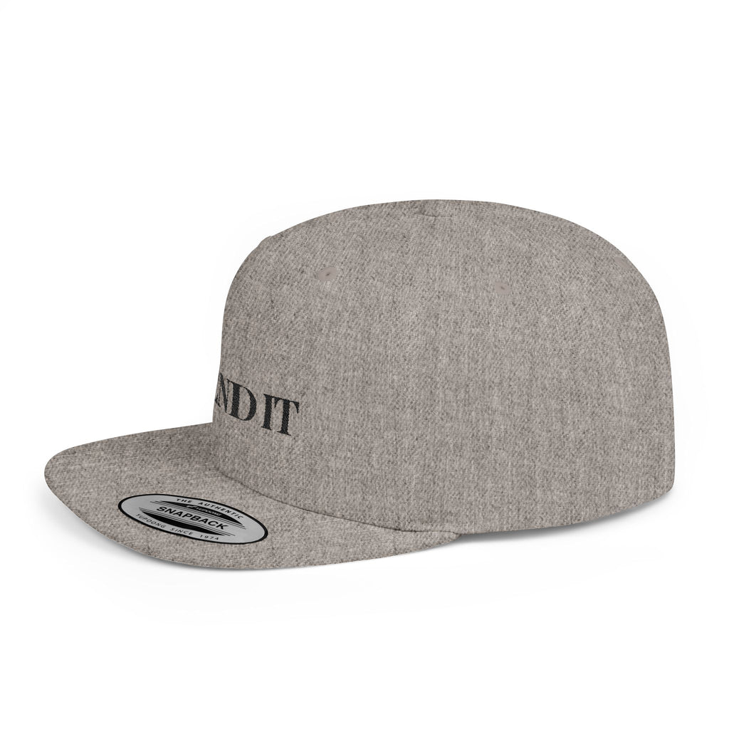 Embroidered Snackback Cap-"Send It"- In Black Writing-Casual Hat, Outdoor Apparel, Summer Fashion, Gift for Him/Her, Festival Accessory