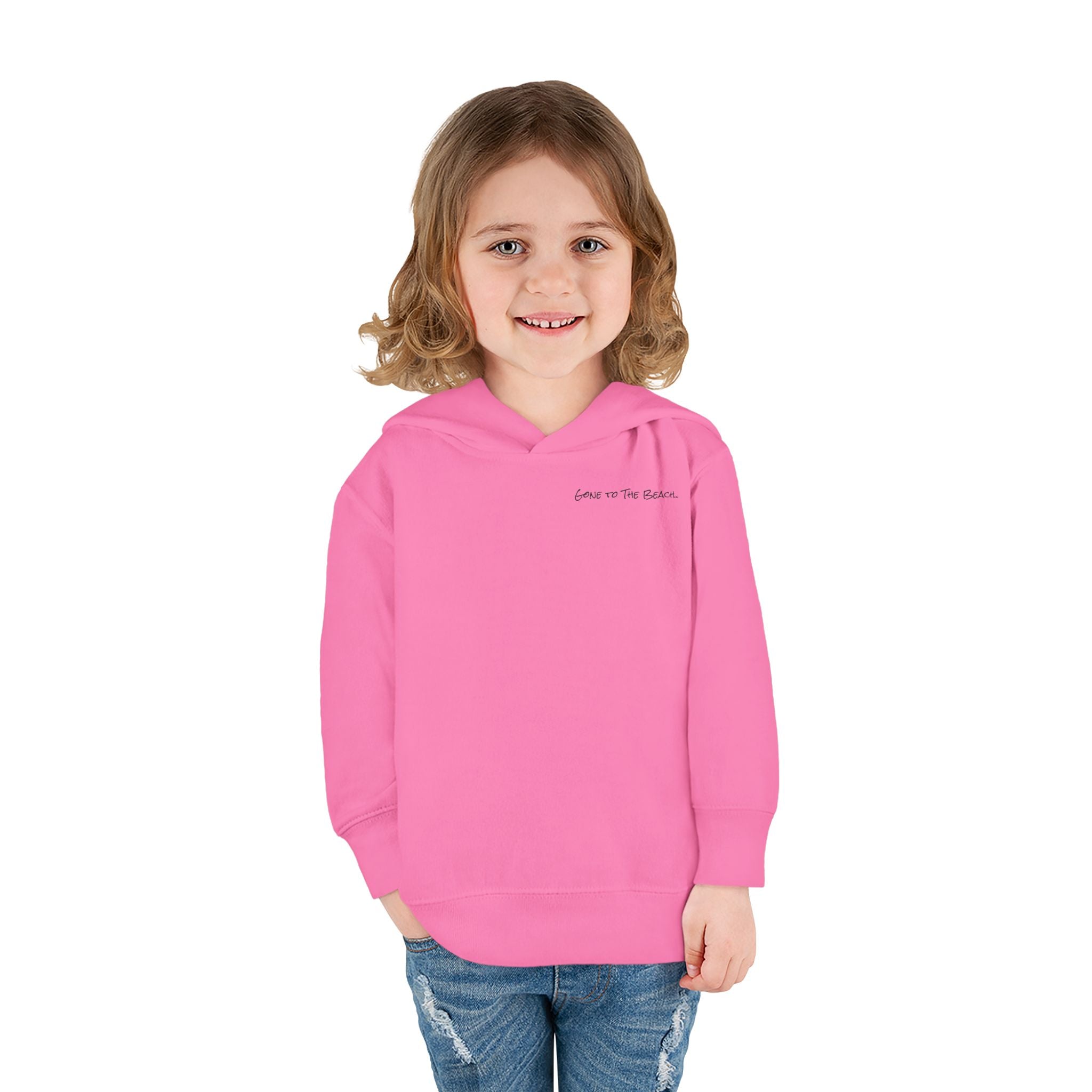 Toddler (2T-6T)- "Gone To The Beach" (Front) "Send Snax & Sunscreen, Old Saybrook, CT"- (Back)- Hoodie