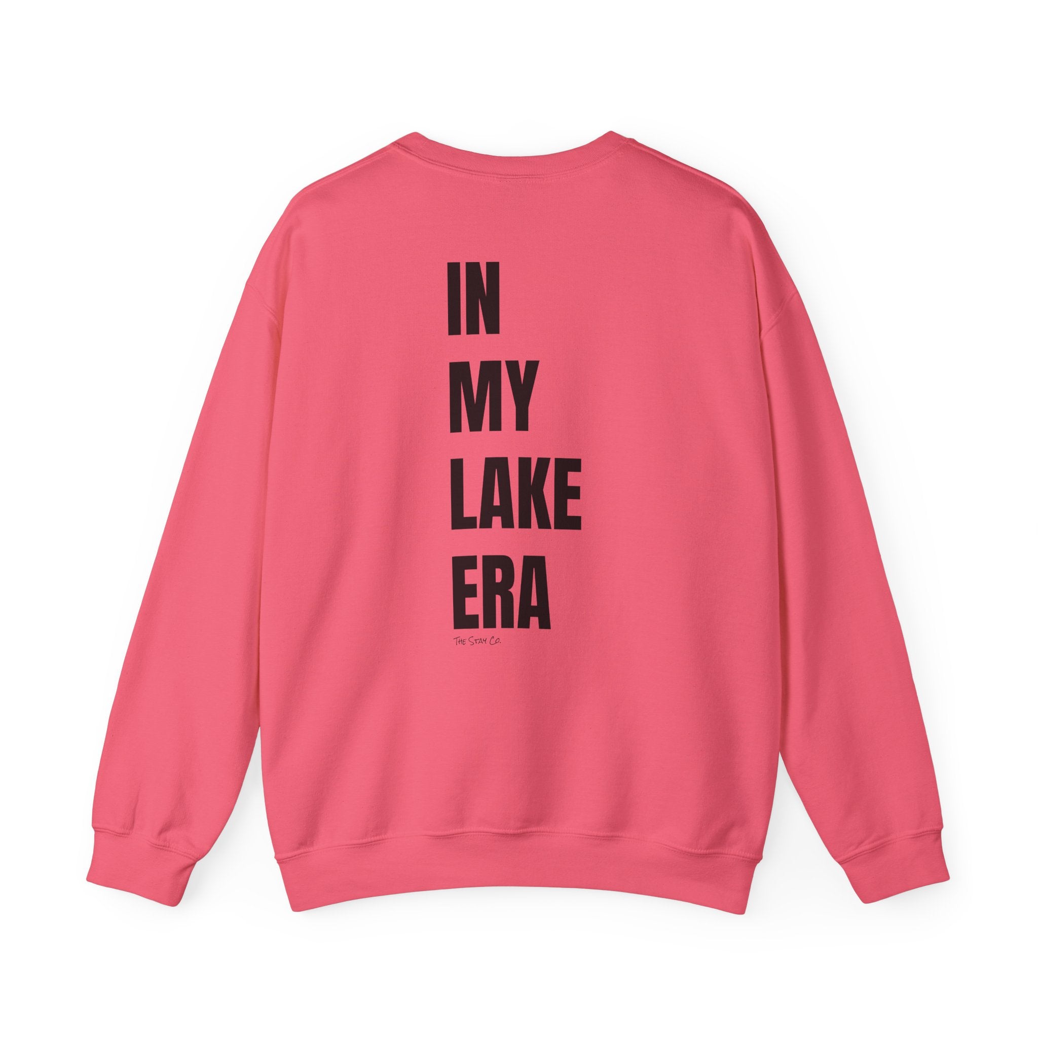 Adult- "Born for this"- (Front)  "In My Lake Era" (Back)- Black Writing- Unisex Crewneck Sweatshirt