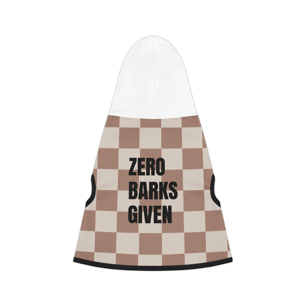 Dog Hoodie- "Zero Barks Given" Stylish Dog Apparel, Cute Pet Clothing, Fashionable Canine Hoodie, Dog Lover Gift, Pet Birthday Outfit