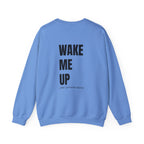 Adult- Teacher Crew Neck " Do Not Disturb" (Front)  "Wake Me Up- When September Begins" (Back) -Crewneck Sweatshirt, Cozy Fall Apparel, Unisex Gift, Casual Style, September Vibes, Seasonal Fashion