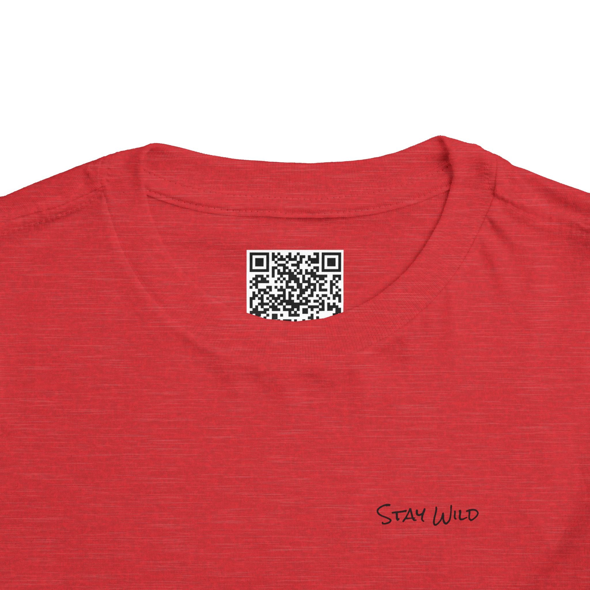 Toddler (2T-5T) - "Stay Wild" (Front) - "Stay Wild Lake Child" (Back) -Black Writing Short Sleeve Tee