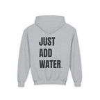 Youth- If Found (Front) -Just Add Water (Back) -Hooded Sweatshirt - Cozy and Fun for Water Kids
