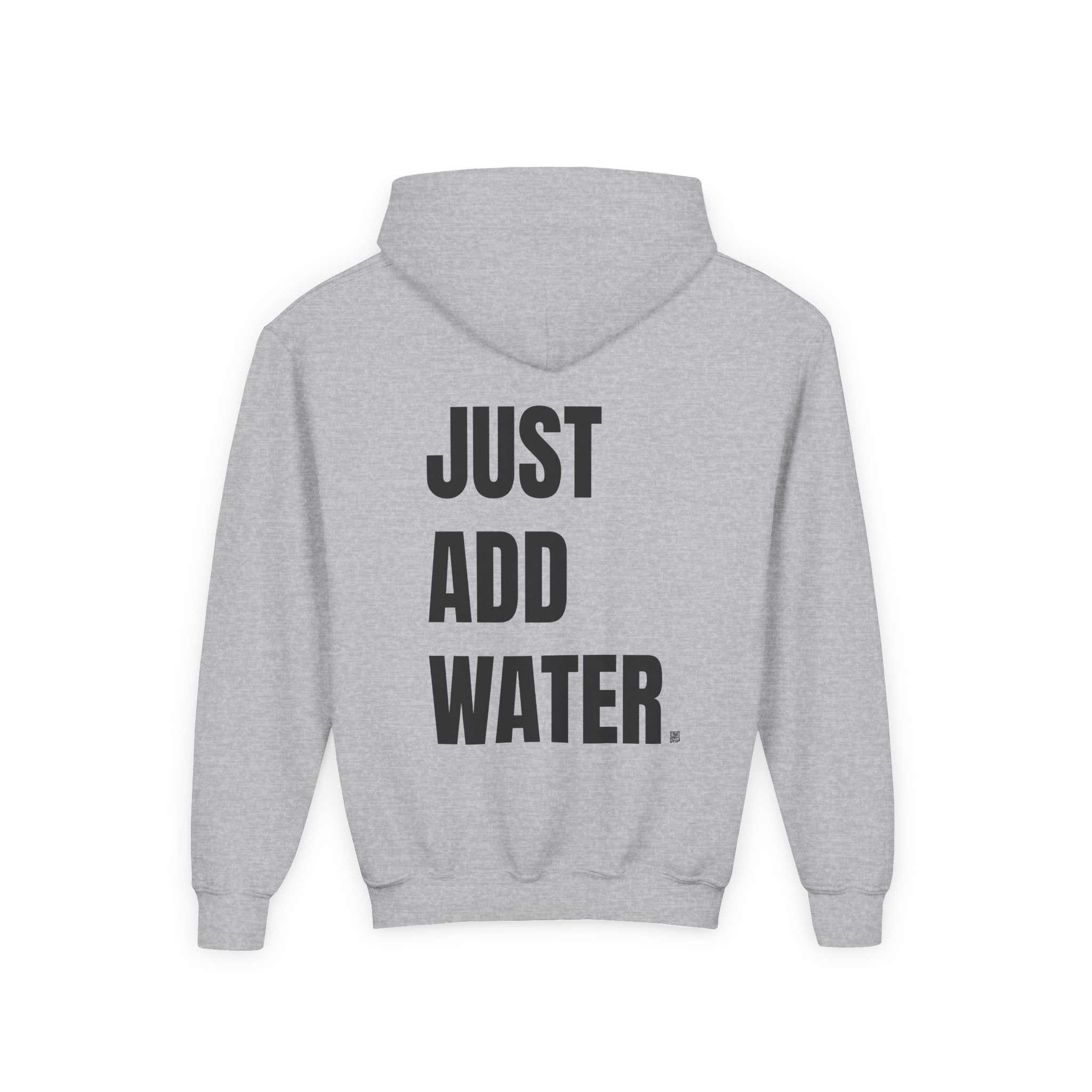 Youth- If Found (Front) -Just Add Water (Back) -Hooded Sweatshirt - Cozy and Fun for Water Kids