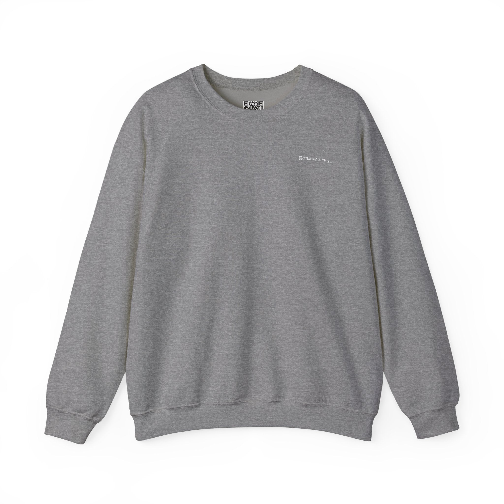 Adult- "Born for this"- (Front)  "In My Lake Era" (Back)- White Writing- Unisex Crewneck Sweatshirt