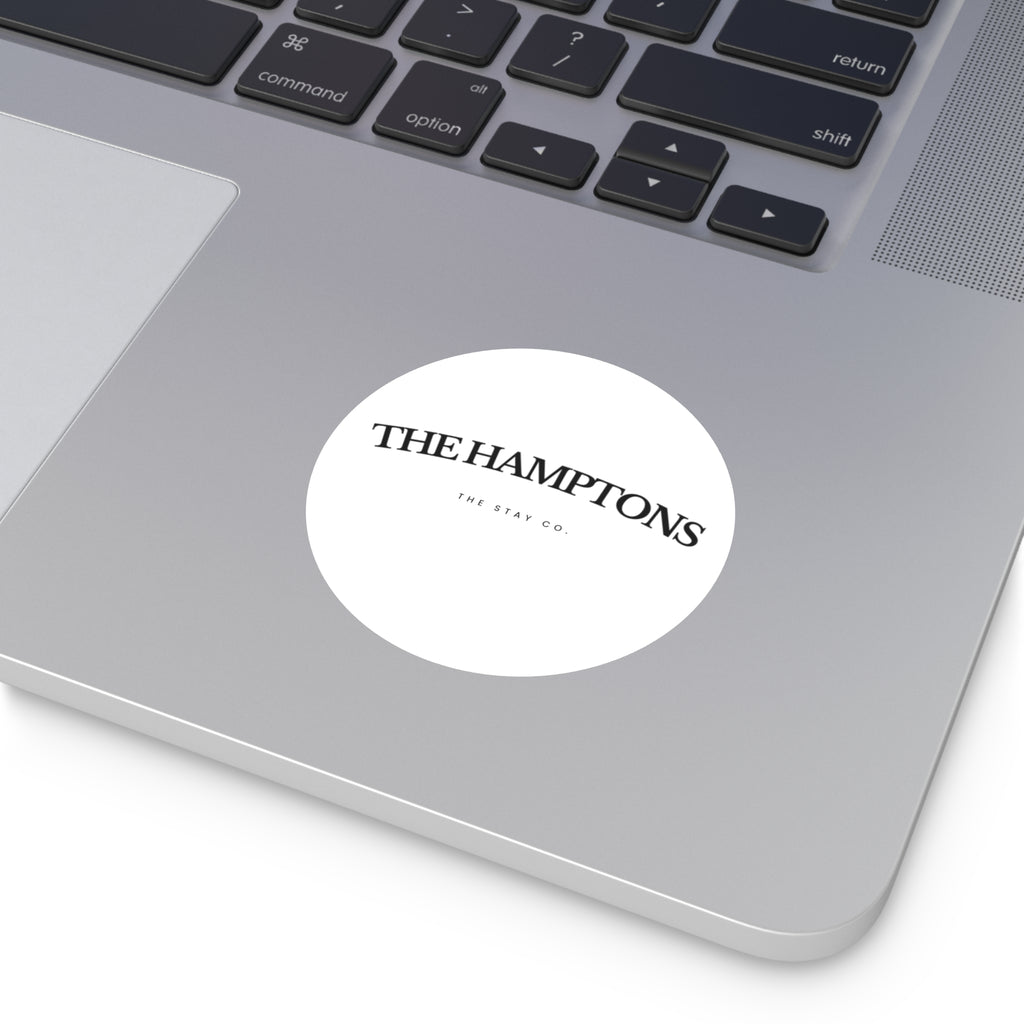 The Hamptons Round Stickers