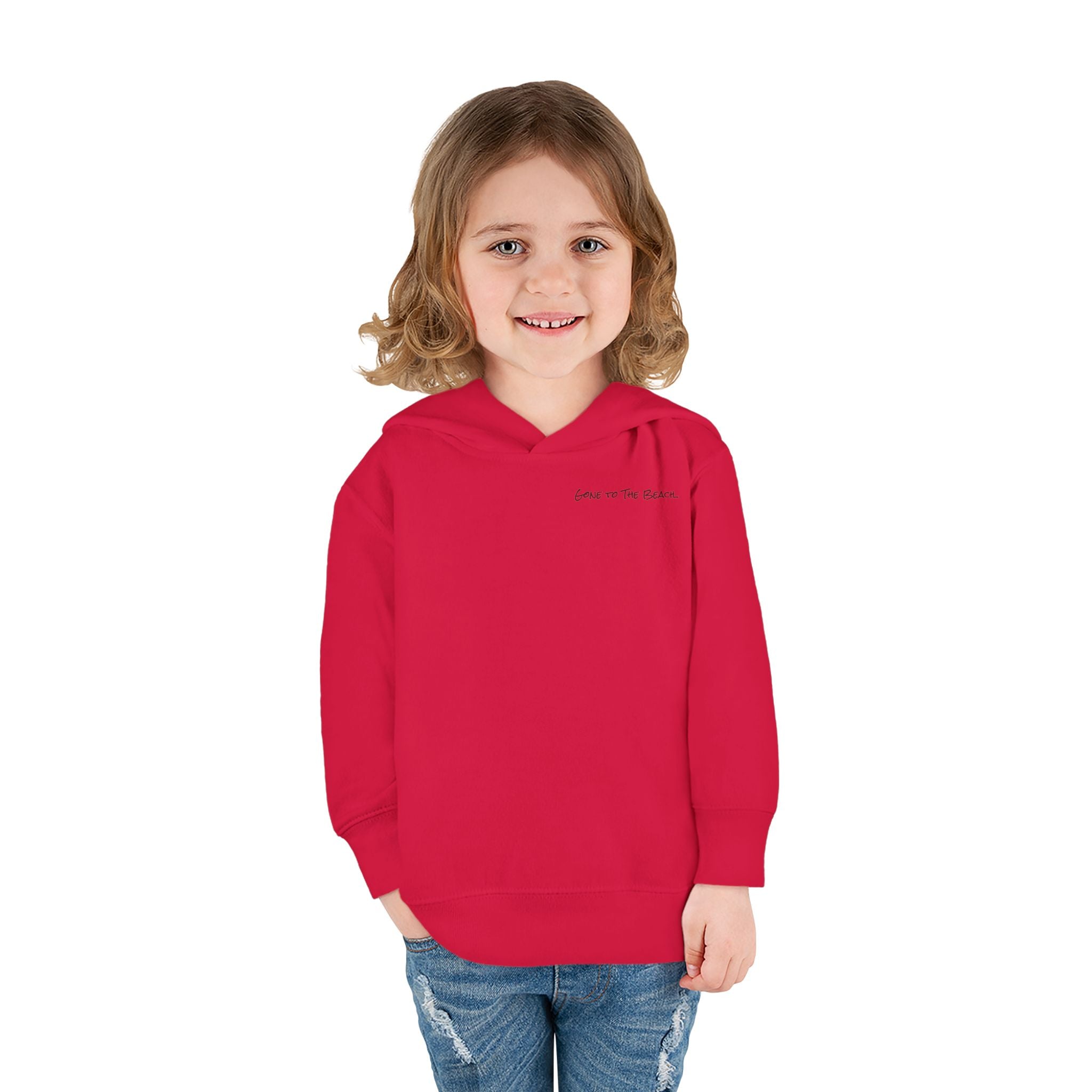 Toddler (2T-6T)- "Gone To The Beach" (Front) "Send Snax & Sunscreen, Old Saybrook, CT"- (Back)- Hoodie