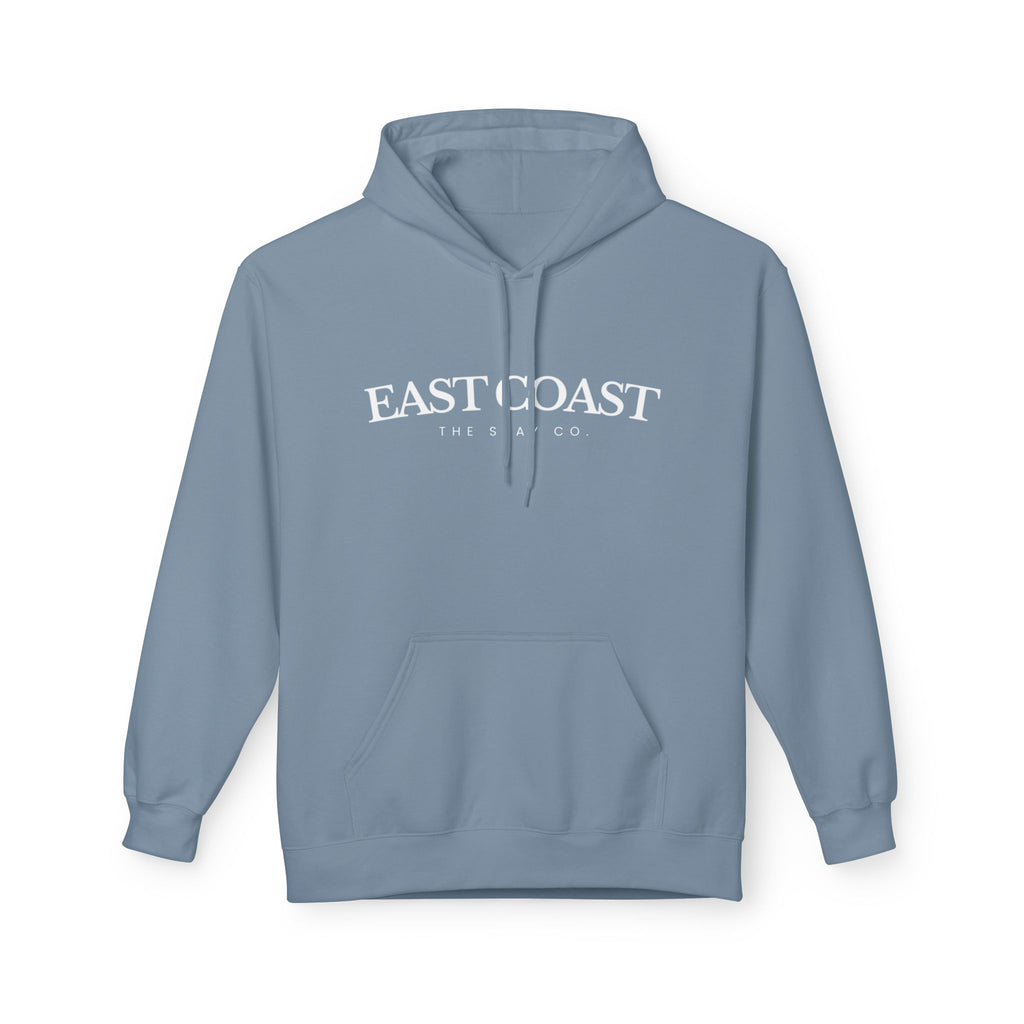 Adult-East Coast - White Writing Hoodie