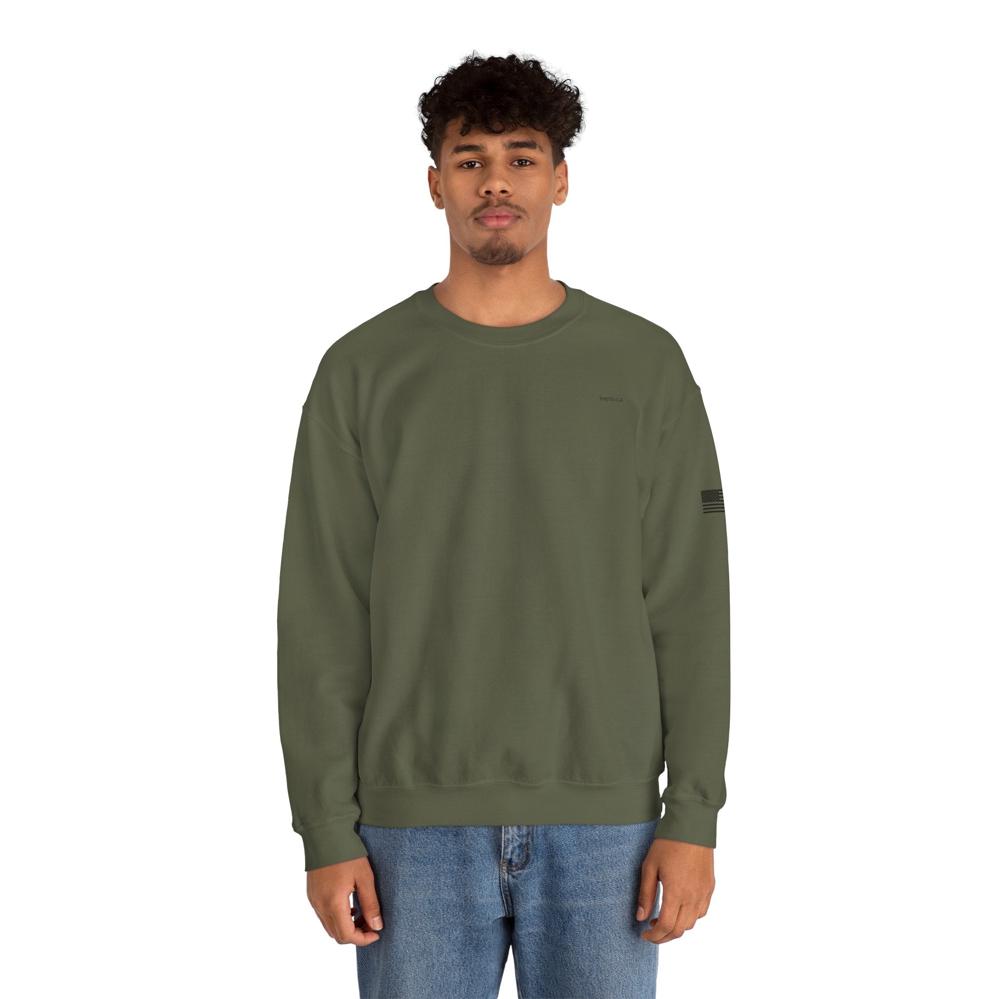 Firecracker Energy Only, 'Merica Crewneck Sweatshirt