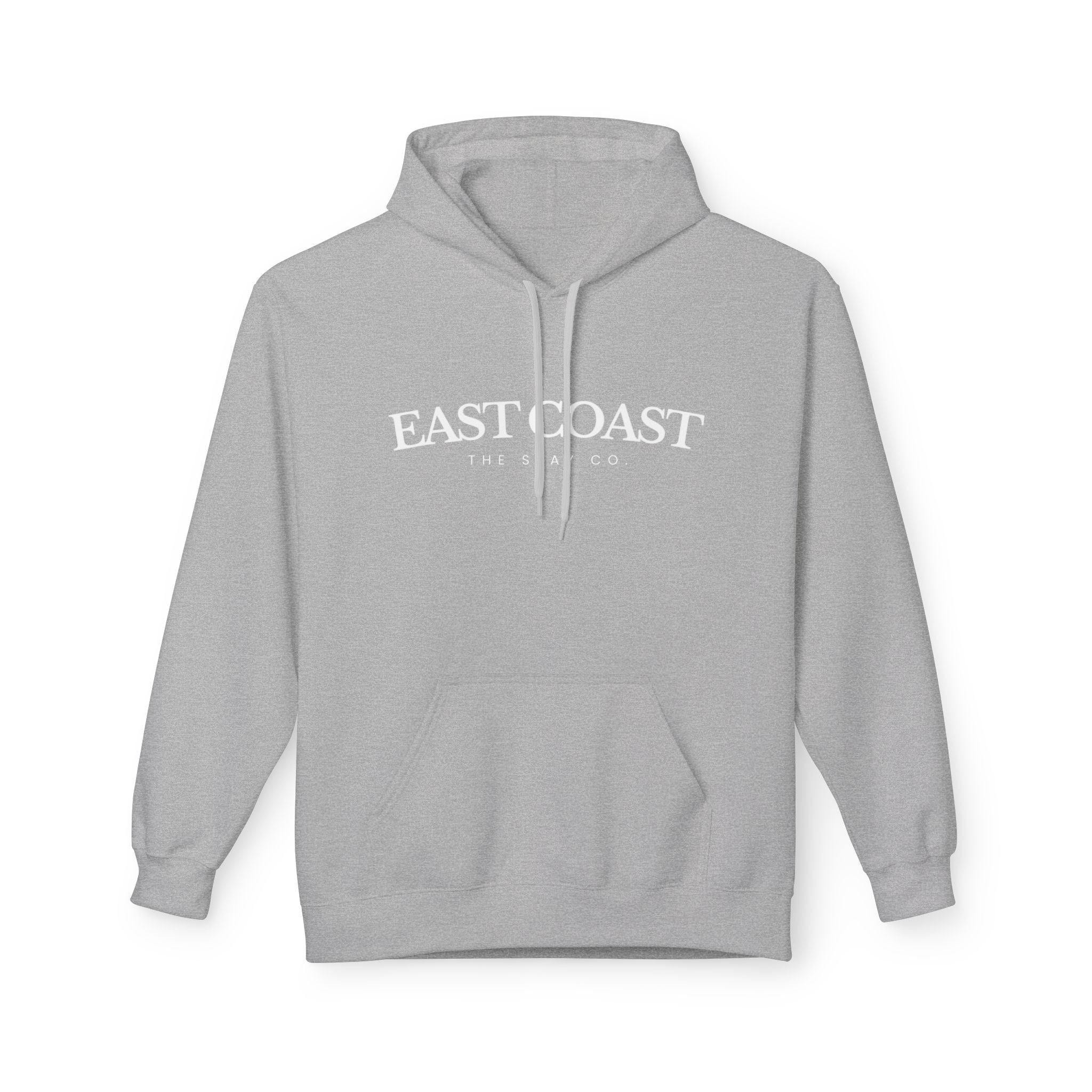 Adult-East Coast - White Writing Hoodie