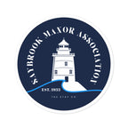 Saybrook Manor Association Lighthouse Round Stickers