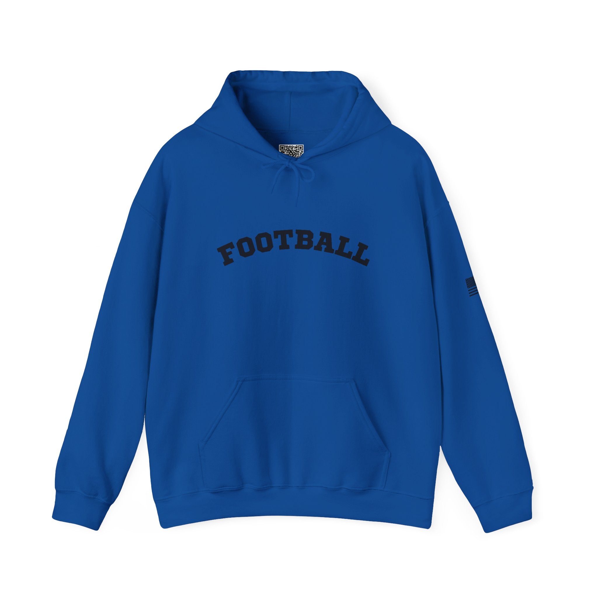 Adult Unisex Hoodie - "Football"  Cozy Sweatshirt for Fans or Parents, Unisex Sports Apparel, Perfect Gift for Game Day, Casual Wear for Athletes